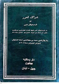 شواكل الحور في شرح هياكل النور